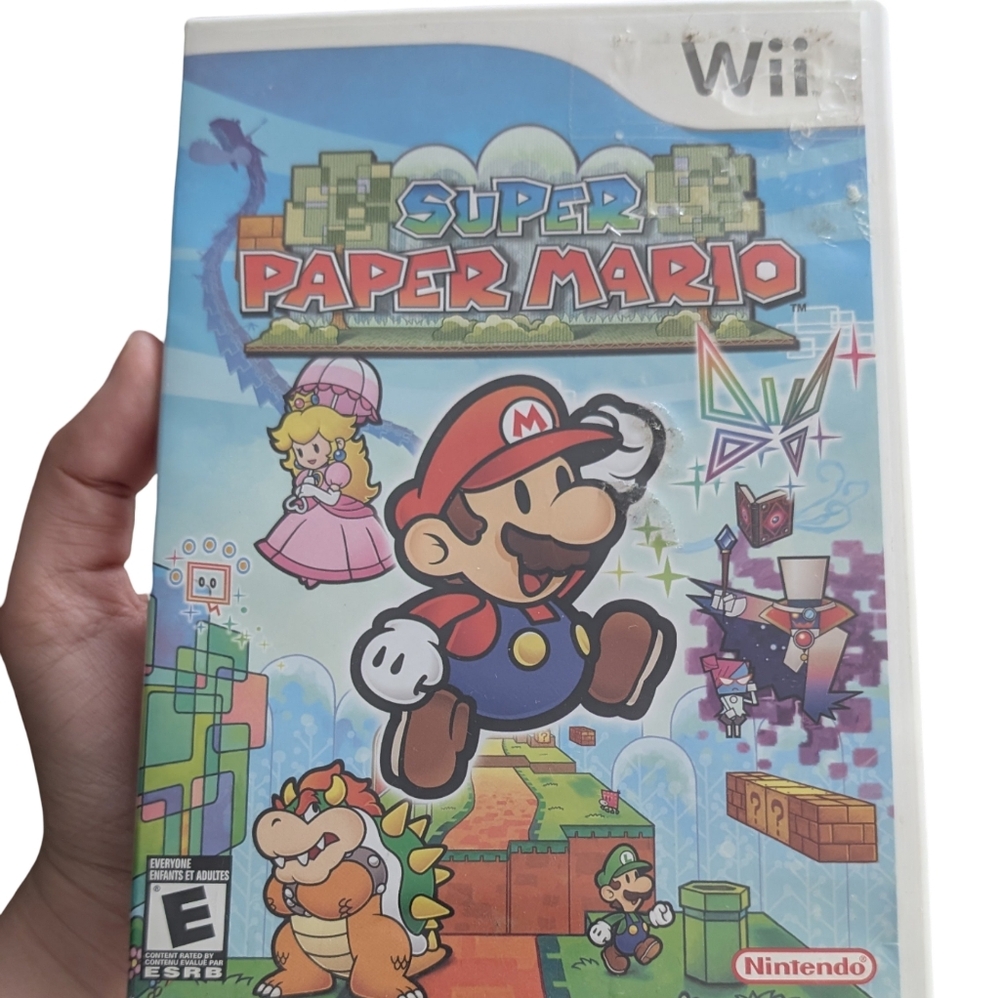 Super Paper Mario Wii Game
